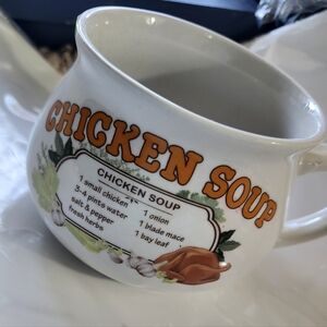 Chicken Soup Recipe Mug. Featuring a delightful chicken soup recipe